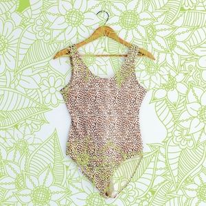 Vintage leopard bodysuit